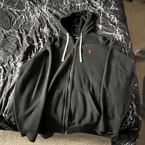 Polo Zip up hoodie.